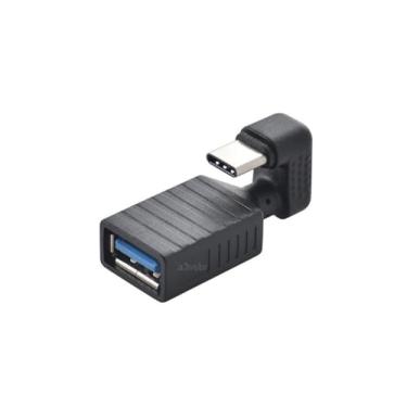 Imagem de A3vsbr adaptador com conector tipo otg type-c macho x USB para smartphone celular cabo