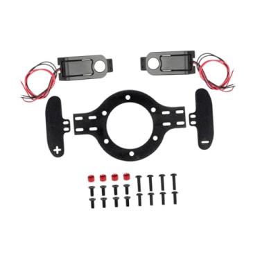 Imagem de menolana RC SIMULAÇÃO de JOGO de CHEGO DO VOIMENTO de VASTES SUBSTITUIR ALTUMA de EMPRESSIMENTO FÁCIL de REPARO de REPARO PARTE METAL para T300 G920 G25, Preto com Montagem