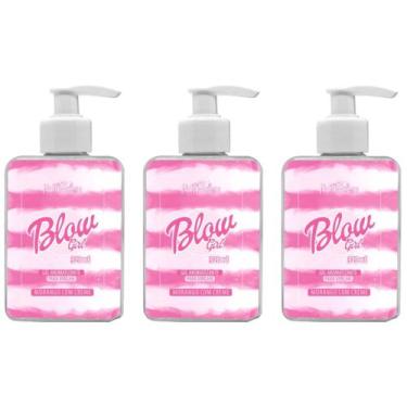 Imagem de 3 Cremes BLOW GIRL Gel Beijável Morango Pélvico Virilha 320ml - Hot Fl