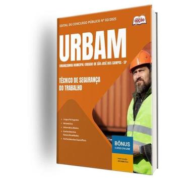 Imagem de Apostila URBAM  - Técnico de Segurança do Trabalho - Apostilas Opção
