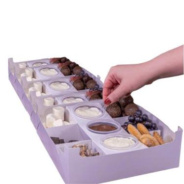 Imagem de 40 caixas fondue kit 8x24x22cm branca c5025 ideia - Ideia Embalagens