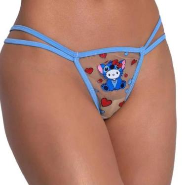 Imagem de Fio Dental Transp Hello Kitty Sticth Pimenta Sexy