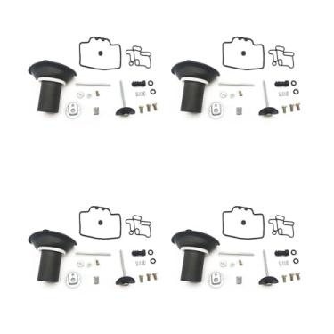 Imagem de Kit de reparo de carburador peça de diafragma de êmbolo para Yamaha Majesty 250 SG01J SG03J YP250 YP 250 (4 conjuntos)