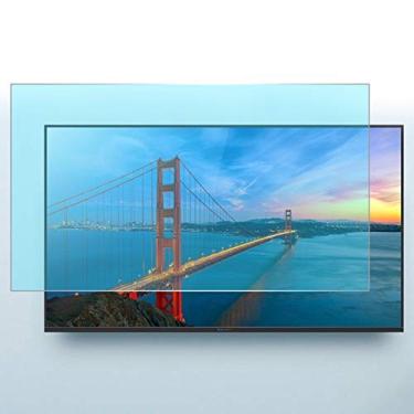 Imagem de BDSHL Protetor de tela de TV fosco - película protetora de olhos LCD antiluz azul película anti-arranhões para LCD, LED, OLED e QLED, 32-75 polegadas (Cor: Versão HD, Tamanho: 65 polegadas 1429 x 804