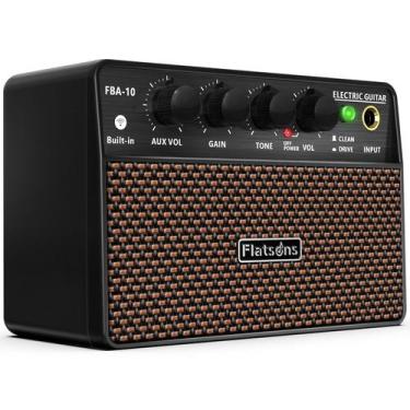 Imagem de Amplificador de guitarra Flatsons FBA-10 10W Mini Electric com Clean/D