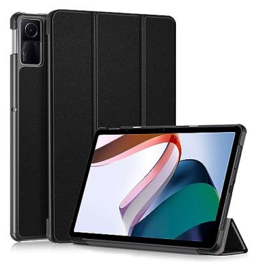 Imagem de Gylint Capa para Xiaomi Redmi Pad SE 11'' 2023, capa dobrável ultrafina de couro PU com suporte para Xiaomi Redmi Pad SE preta