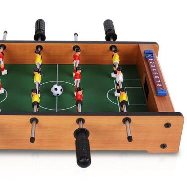 Imagem de Mesa De Pebolim Futebol Infantil 12 Jogadores 2 Bolinhas - Bang Toys