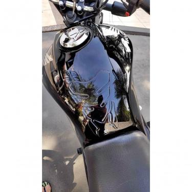 Imagem de Protetor De Tanque Adesivo Moto Transparente Grande Cor Transparente
