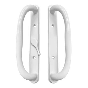 Imagem de Wynn Hardware Conjunto de substituição de puxador de porta de vidro para pátio deslizante | Olympus Conjunto de trava de maçaneta deslizante para reparo de maçaneta de porta deslizante | Serve para