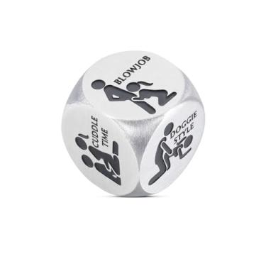 Imagem de Anniversary Date Night Gifts Couple Gifts Naughty Dice for Him Her Boyfriend Girlfriend Husband Wife Birthday Decision Dice for Bride Groom One Year Anniversary Valentines Sweetest Day Engagement Gift