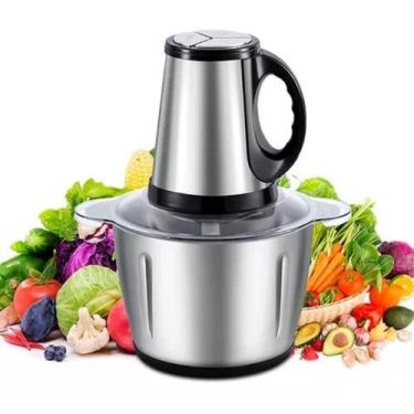 Imagem de Processador Alimentos Elétrico Inox Legumes Carne 3,8 Litros - Tienda 