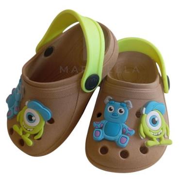 Imagem de Babuche Monstros S.A Infantil Leve Unissex Boo Sully Confortável - Mar
