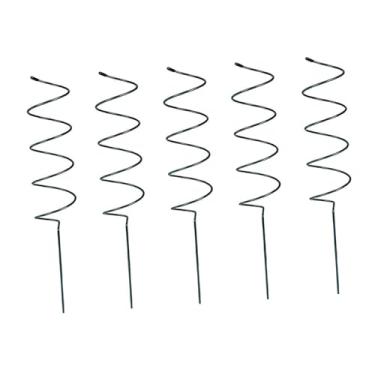 Imagem de Baoblaze Estacas para plantas trepadeiras, torres de suporte para plantas, suportes decorativos, acessórios, treliças de jardim, estacas torcidas para tomate, Espiral 5 Peças
