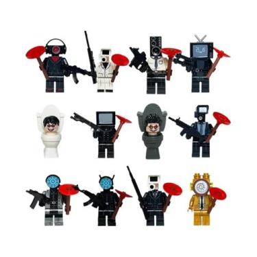 Imagem de Skibidi Toilet Mini Modelo Blocos De Construção De Tijolos Figura De A