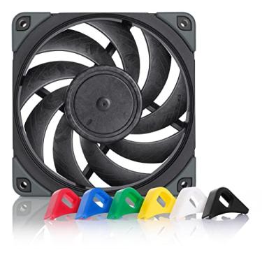 Imagem de Noctua NF-A12x25 PWM chromax.black - Ventoinha 12cm, Almofadas Anti-Vibração, Conector 4 Pinos PWM, Computador de Mesa e Servidor