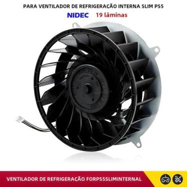 Imagem de Ventilador Interno Fino Ps5, 19 Lâminas, 12v Dc 1,69a, Ventilador De R