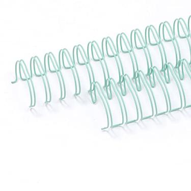 Imagem de Craftelier - Kit de 2 argolas duplas em espiral para encadernar álbuns, cadernos, agendas ou calendários, ideal para projetos de scrapbooking e trabalhos manuais, Ø 2,54 cm (1 polegadas) - cor