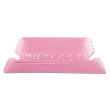 Imagem de Pendaflex Abas de pasta suspensa, 5 cm, rosa transparente, 25 abas e inserções por pacote (42 pinos)