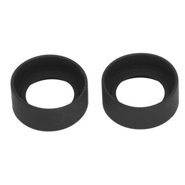 Imagem de 2 PCs Microscópio estéreo Eyepiece Eyeshields de borracha ângulo de borracha Guar ocular para interface de 40 a 42 mm