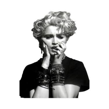 Imagem de Madonna Preto E Branco Vintage Lona Arte Da Parede Sexy Cantor Atriz Á