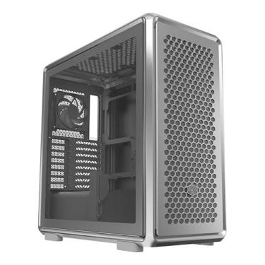 Imagem de Cooler Master MasterFrame 600 Silver Freeform FineMesh Airflow ATX Mid-Tower Case, moldura de alumínio, painéis laterais magnéticos, interno personalizável, GPU Max 410 mm, AIO Max de 420 mm, tipo C