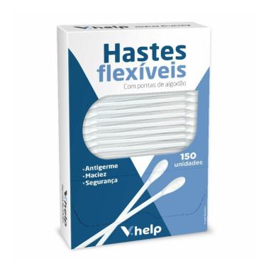 Imagem de Hastes Flexíveis V.Help 150 Unidades
