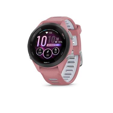 Imagem de Garmin - Forerunner 265S GPS Smartwatch 42 mm Polímero reforçado com fibra - Preto/Rosa claro-010-02810-05