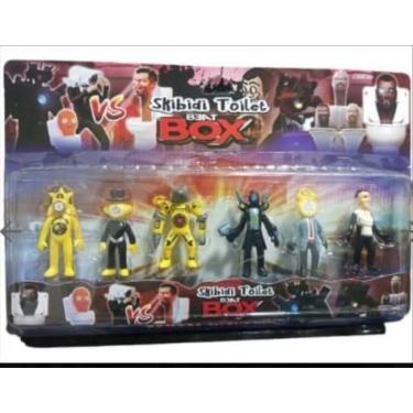 Imagem de Brinquedo Infantil Cartela Figuras Skibidi Toilets