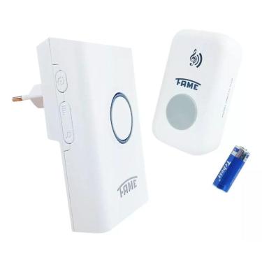 Imagem de Campainha Sem Fio Bivolt Com Bateria Fame