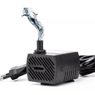 Imagem de Bomba Submersa Aquário Bebedouro Pet Fontes Hidroponia Bivolt 180lh