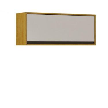 Imagem de Armário Aéreo 1 Porta Eduarda Plus CHF - CHF Móveis, Cinamomo/Off Whit