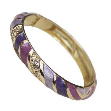 Imagem de Only My Live Home Pulseiras femininas listradas de strass Cloisonne Rainbow Cloisonne, pulseiras chinesas ICH Handmde, joias articuladas, presentes, Diameter 2.36 inch wide 0.5 inch, Strass de cobre e