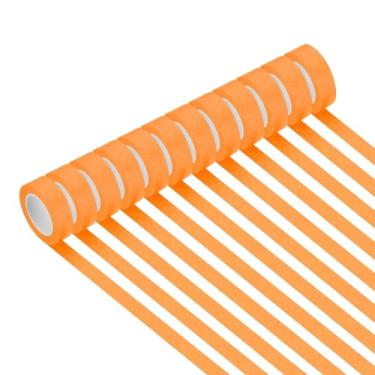 Imagem de PATIKIL Fita adesiva laranja 9/40.6 cm x 14 jardas, 12 rolos código de cores etiquetagem fita de pintores para artes artesanato pintura parede laboratório de ciência organização