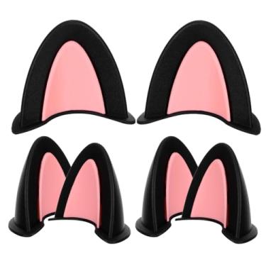 Imagem de HOMSFOU Capacetes De Motocicleta 3 Pares De Orelhas De Gato Para Capacete Autoadesivo Estilo Orelhas De Gato De Gatinho Acessórios Bonitos Decorações De Capacete Para Capacetes De Motocicleta Biciclet