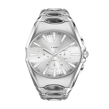 Imagem de Diesel Relógio masculino de aço inoxidável com cronógrafo D-Curve (modelo: DZ4694)