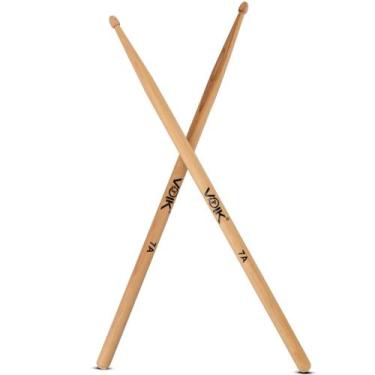 Imagem de Par de Baquetas Ponta de Madeira Maple Voik 7A