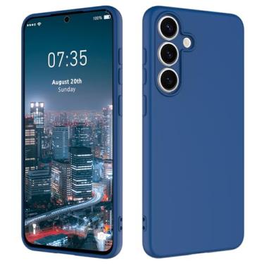 Imagem de HAII Capa para Samsung Galaxy S25 FE, silicone líquido fino para mulheres e homens, com forro de microfibra resistente a arranhões, à prova de choque, capa protetora de silicone macio para Galaxy S25