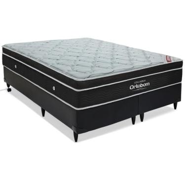 Imagem de Cama Box E Colchão Elegant Superpocket – Super King(193x203) - Ortobom
