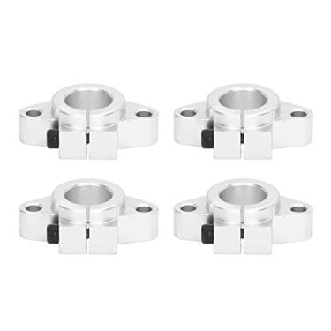 Imagem de MUNEFE 4 PCS Suporte ao trilho, suporte ao eixo de guia, suporte linear de trilho de movimento, adequado para máquinas de plástico, equipamento de impressão, etc. (SHF20)