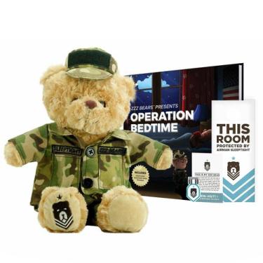 Imagem de Ursinho de pelúcia ZZZ Bears Airman Sleeptight Air Force 38 cm