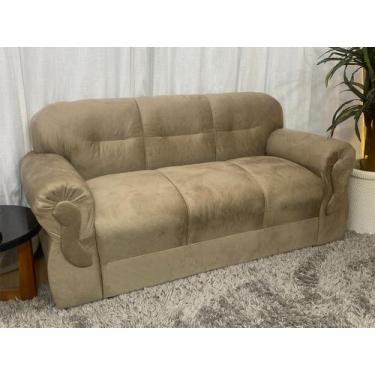 Imagem de Sofás 3 Lugares Encanto Beleza e Praticidade - Alpoim, Bege