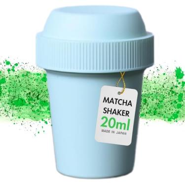Imagem de Coqueteleira Matcha de cor azul claro – Louça tradicional | Agitação rápida e fácil de 11 segundos | Capacidade de 50 ml com lâminas de mistura | Feito à mão no Japão