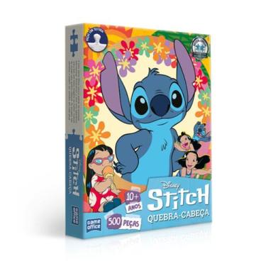 Imagem de Quebra cabeça 500 peças disney stitch e lilo - toyster 003245