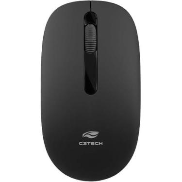 Imagem de C3Tech Mouse Sem Fio M-W15BK, Preto, Wifi 2.4Ghz, 1200DPI, Ambidestro,