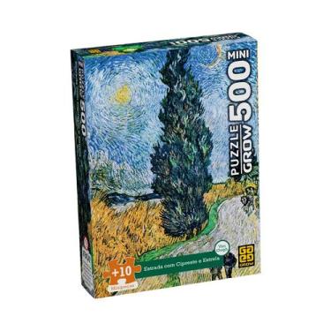 Imagem de Quebra cabeça 500 peças mini estrada com cipreste - grow 04605