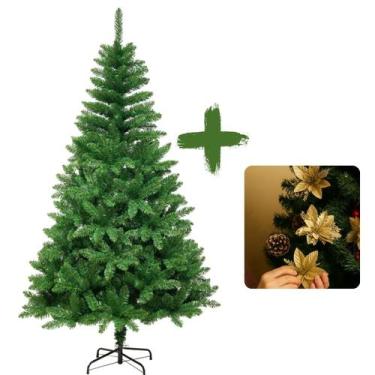 Imagem de Árvore de Natal Pinheiro Tradicional 2,10M altura com 1150 galhos acom