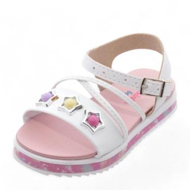Imagem de Sandália Bebê Molekinha Flat REF: 2724117 NAPA TURIM, Branco, 20