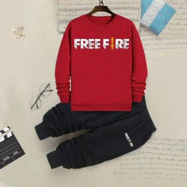 Imagem de Conjunto infantil de moletom - Franca kids , Vermelho, 10