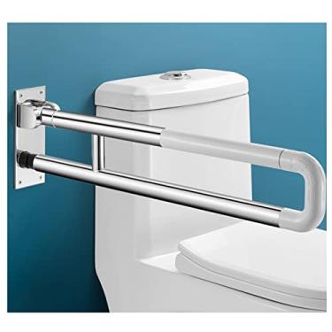 Imagem de Barras de apoio para banheiras e chuveiros, barra de apoio de aço inoxidável para banheiro, alças de vaso sanitário para idosos e deficientes, barras de apoio de segurança de banheiro