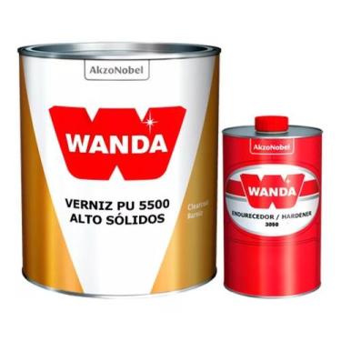 Imagem de Verniz Pu Alto Sólido 5500 750ml + 150ml Catalisador Wanda - AkzoNobel